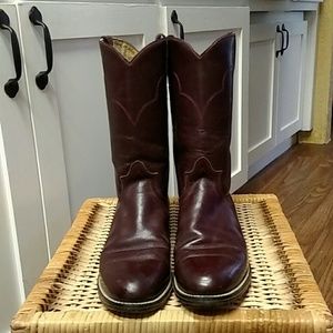 Tony Lama Burgundy Cowboy boots size 6 1/5